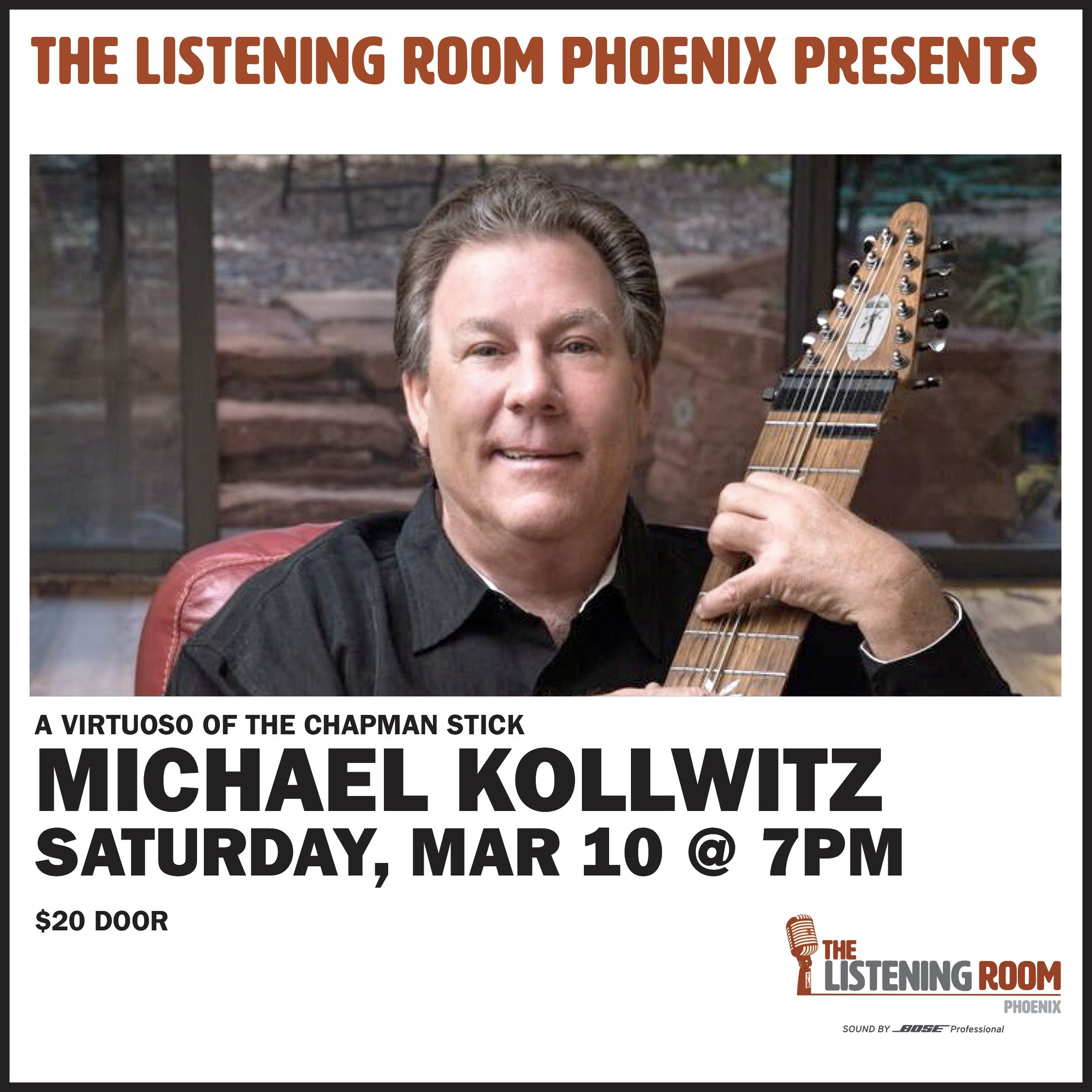 The Listening Room Phoenix Presents: A Virtuoso of the Chapman Stick ...