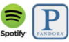 My music on Pandora & Spotify