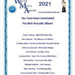‘Calm Waters’ nominated as ‘Best Acoustic Album of 2021’ by OWMR